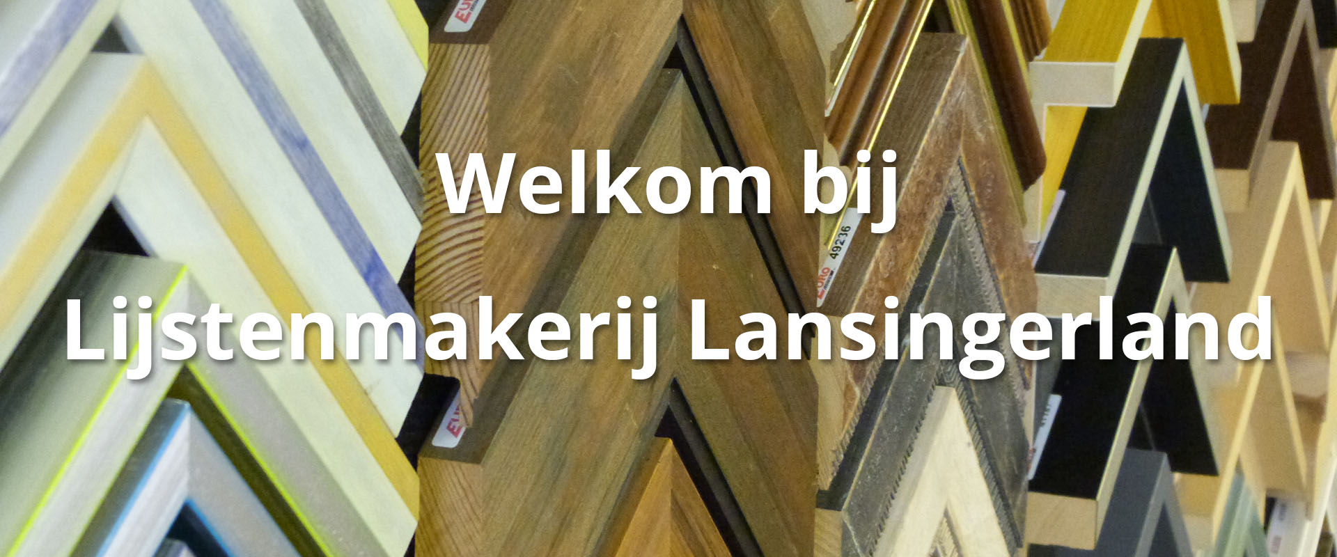 Op maat gemaakte houten lijsten - Lijstenmakerij Lansingerland